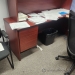 Mahogany U/C Suite Desk w/ Dual Storage, Overhead 108" x 72"